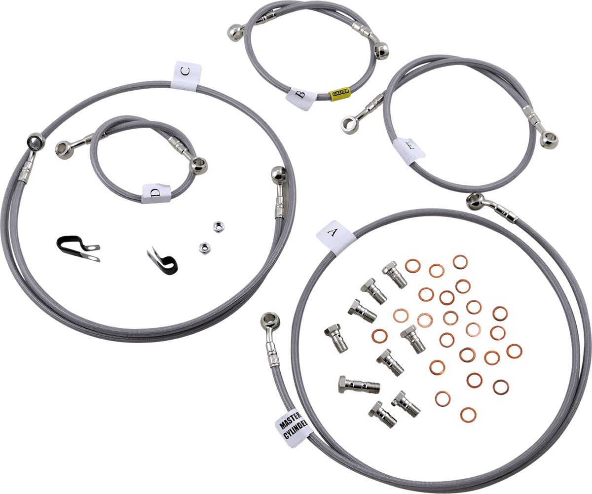 GBRAKES 1741-4591 Brake Line - Stainless Steel