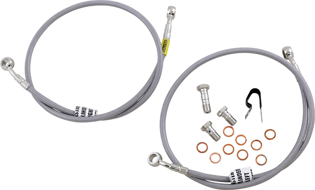 GBRAKES 1741-4592 Brake Line - Stainless Steel