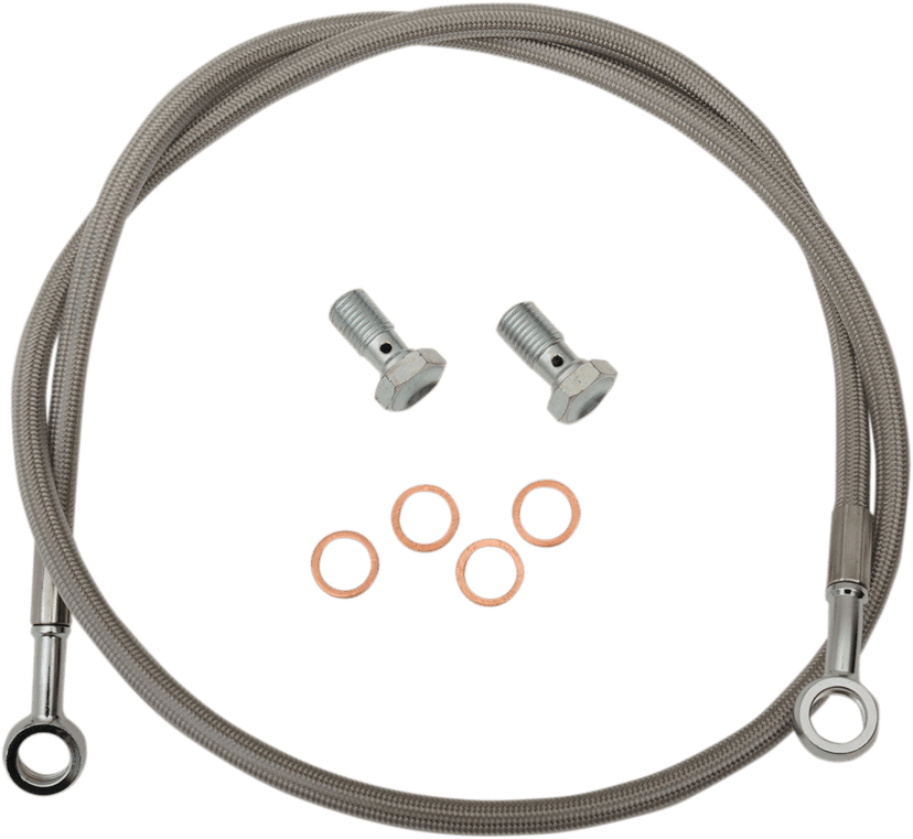 PARTS UNLIMITED 1741-5075 +6" Brake Line - 37" - Polaris/Yamaha
