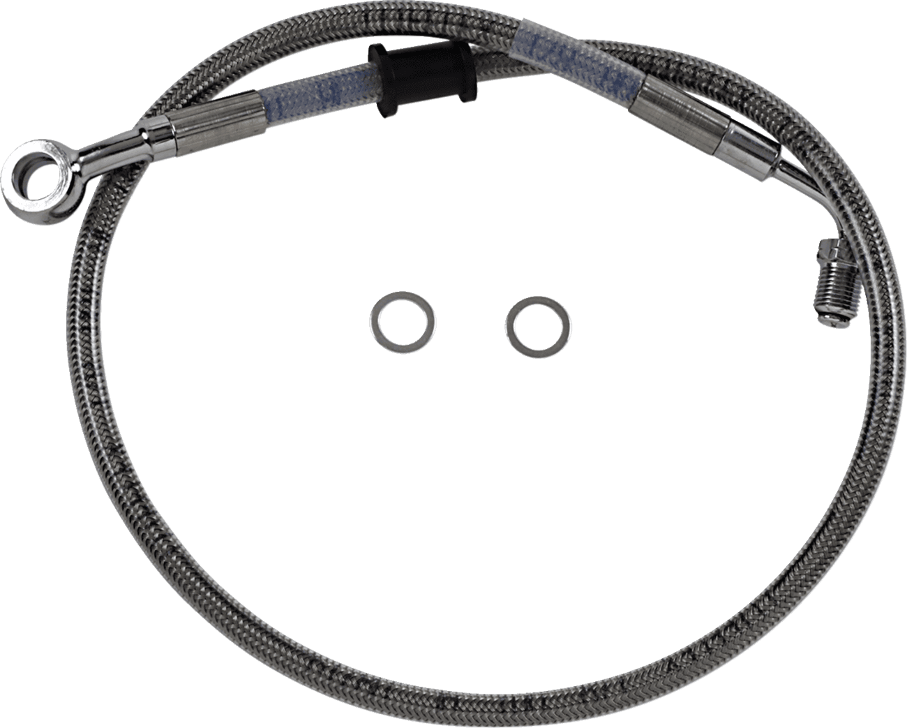 DRAG SPECIALTIES 1741-5788 Brake Line - Front (Upper) - Stainless Steel