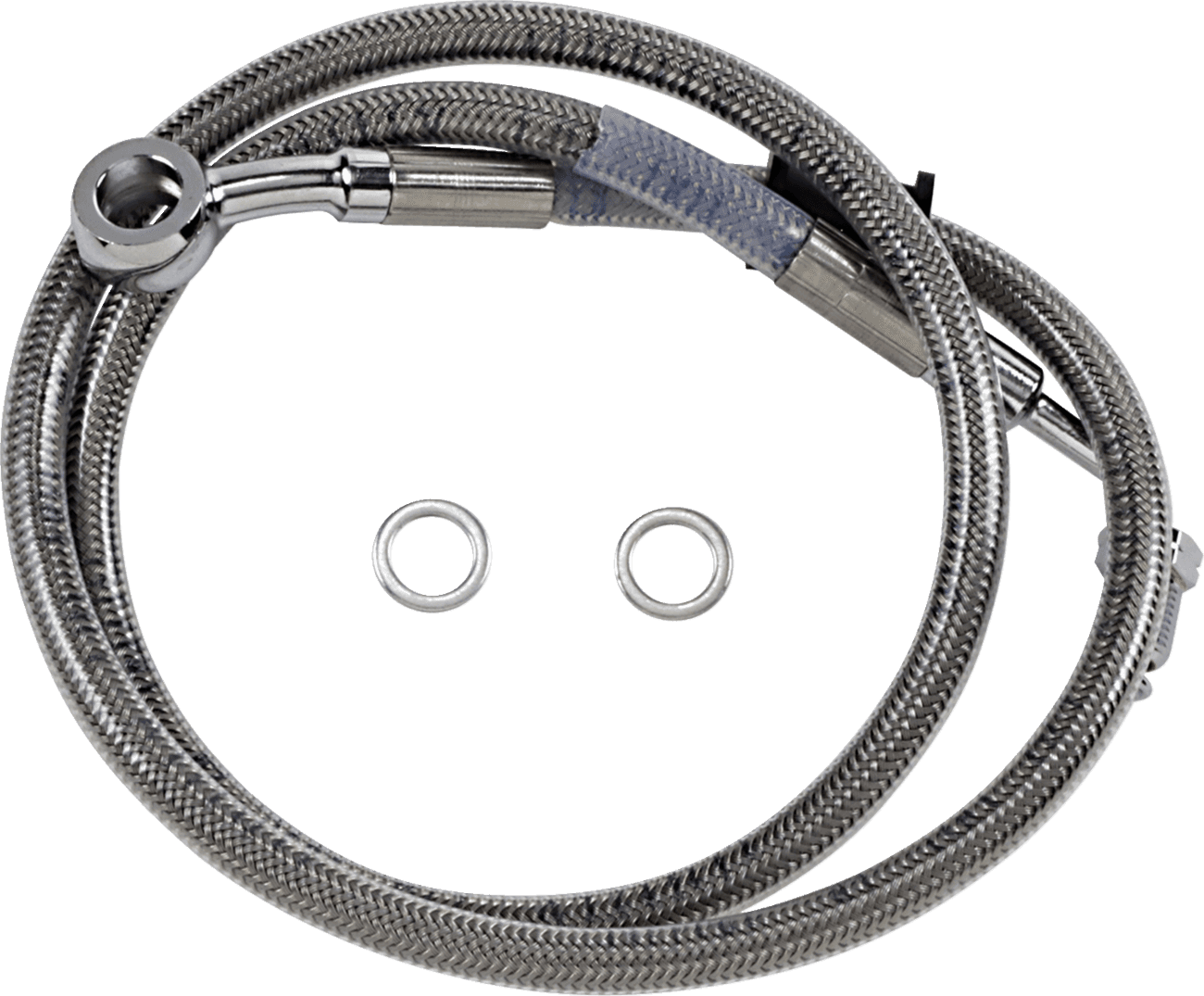 DRAG SPECIALTIES 1741-5791 Brake Line - +6" - Stainless Steel - '18-'23 Softail