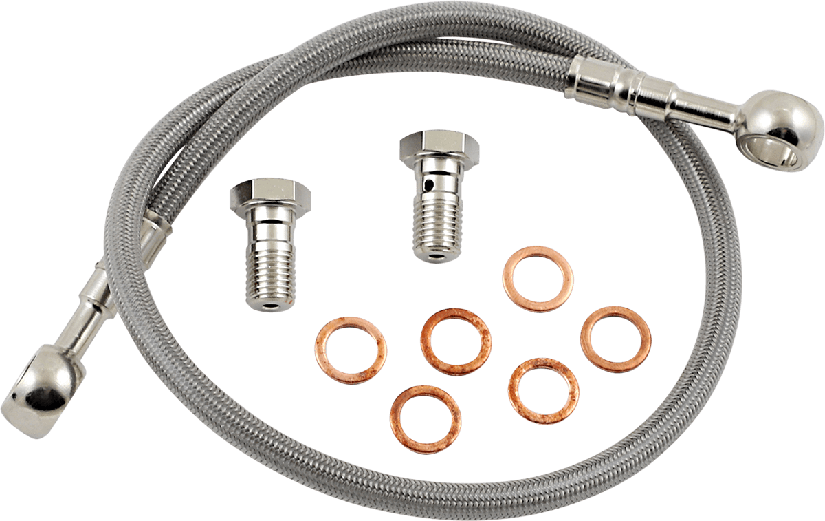 GBRAKES 1741-5923 Brake Line - Stainless Steel