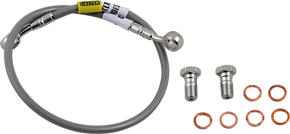 GBRAKES 1741-5930 Brake Line - Stainless Steel