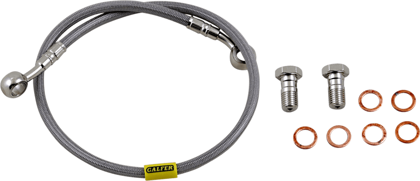 GBRAKES 1741-5937 Brake Line - Stainless Steel