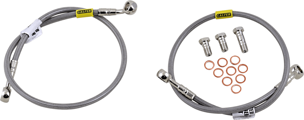 GBRAKES 1741-5938 Brake Line - Stainless Steel