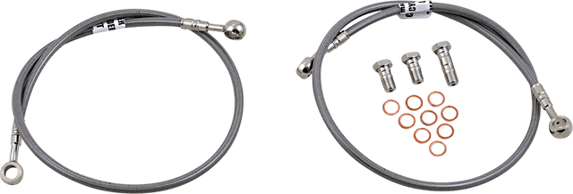 GBRAKES 1741-5957 Brake Line - Stainless Steel