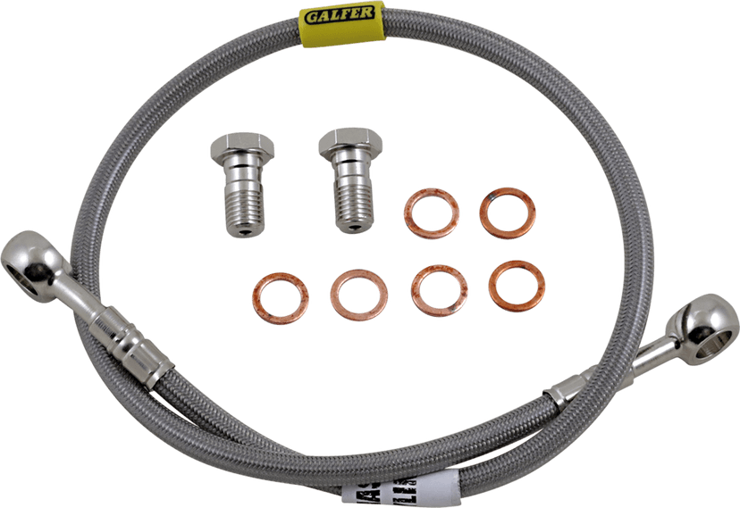 GBRAKES 1741-5966 Brake Line - Stainless Steel