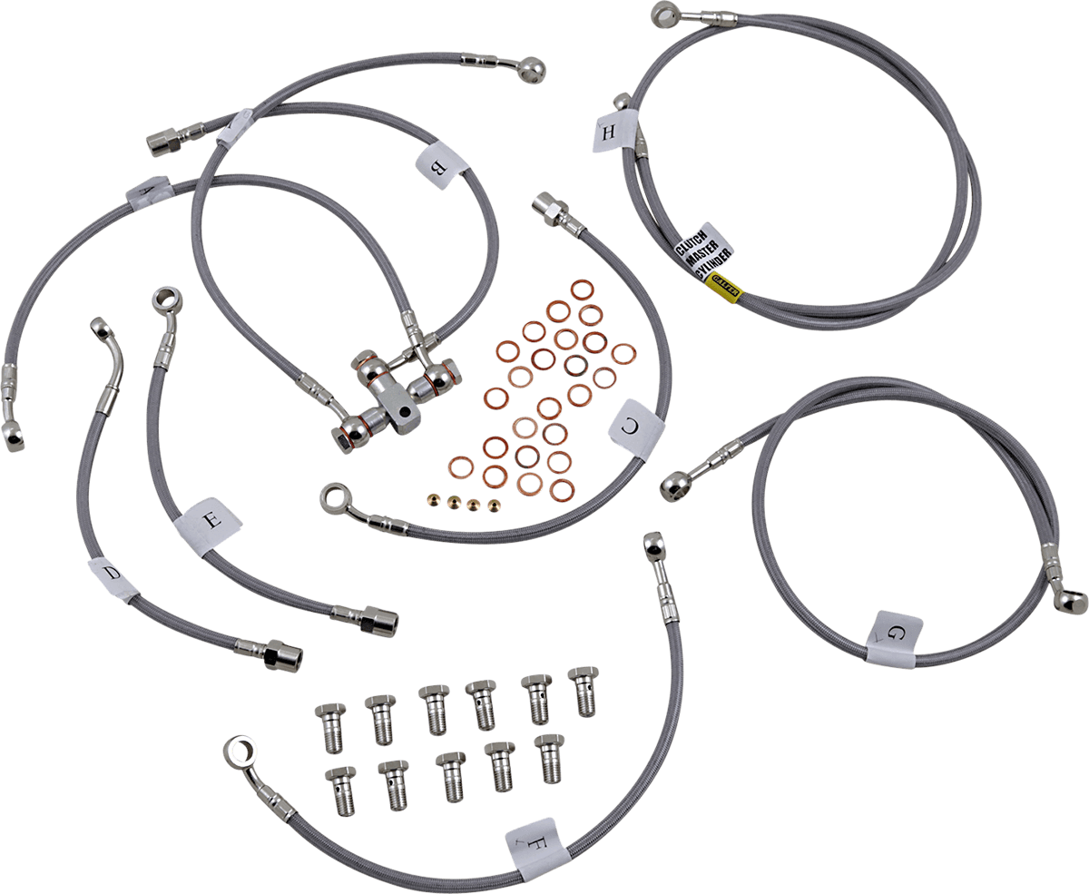 GBRAKES 1741-5967 Brake Line - Stainless Steel