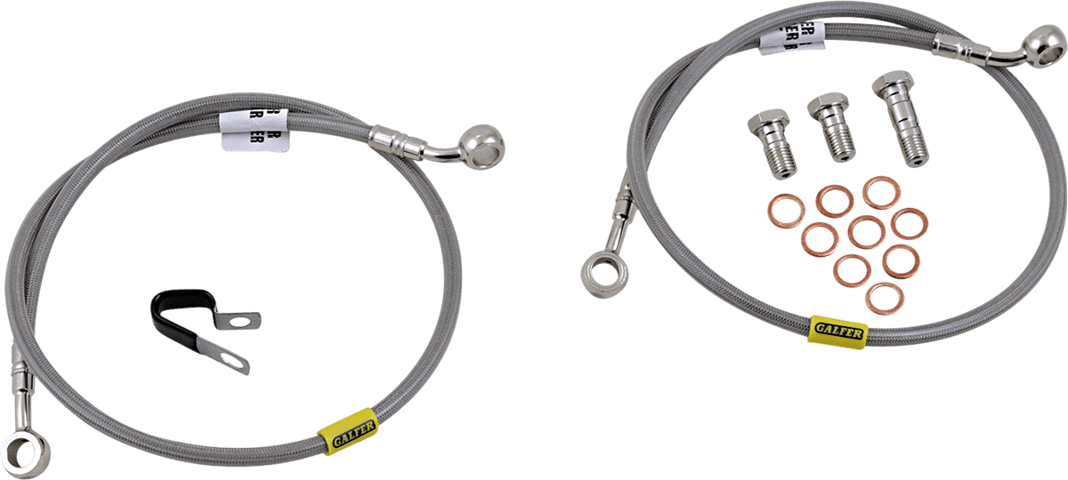 GBRAKES 1741-5968 Brake Line - Stainless Steel