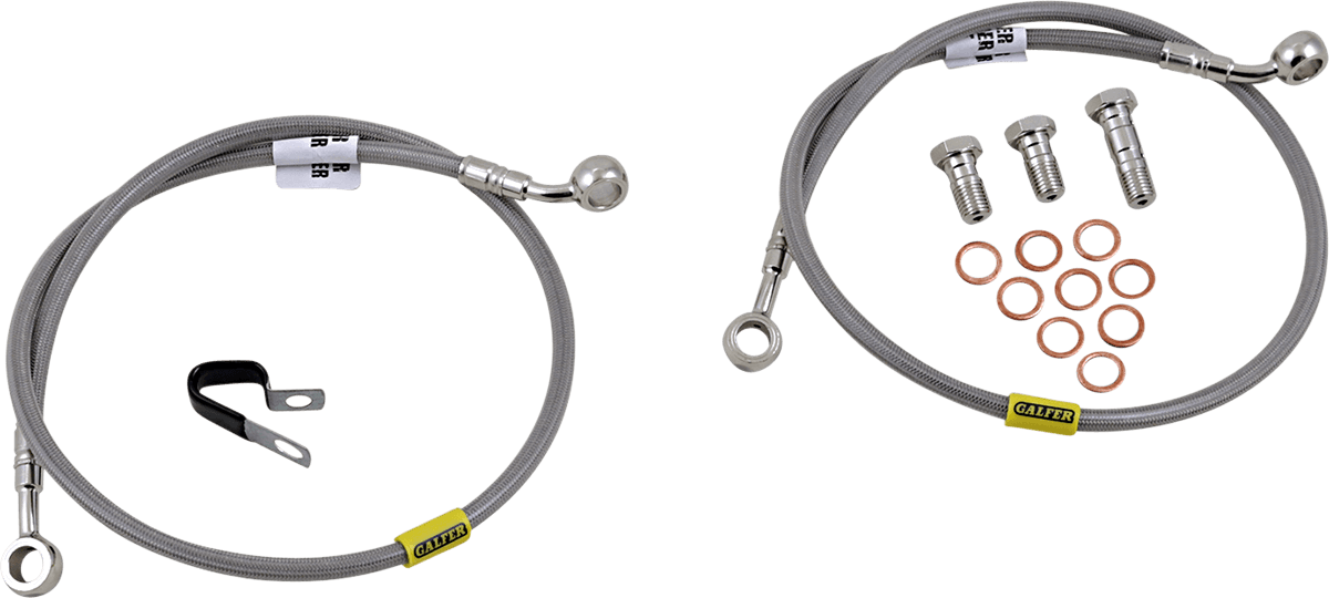 GBRAKES 1741-5968 Brake Line - Stainless Steel