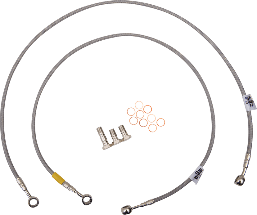 GBRAKES 1741-5977 Brake Line - Stainless Steel
