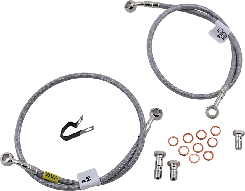 GBRAKES 1741-6010 Brake Line - Stainless Steel