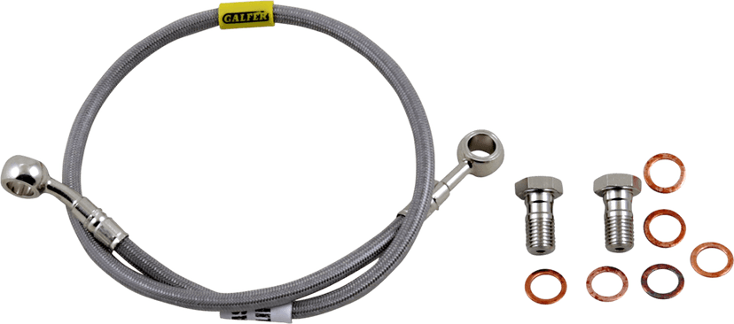 GBRAKES 1741-6024 Brake Line - Stainless Steel