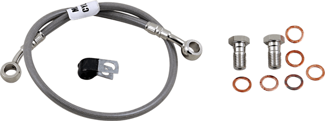 GBRAKES 1741-6030 Brake Line - Stainless Steel