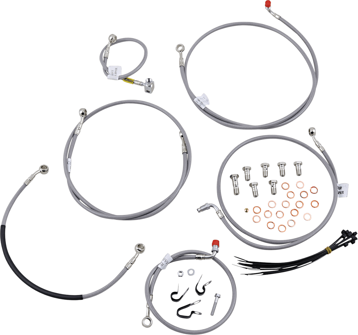 GBRAKES 1741-6032 Brake Line - Stainless Steel