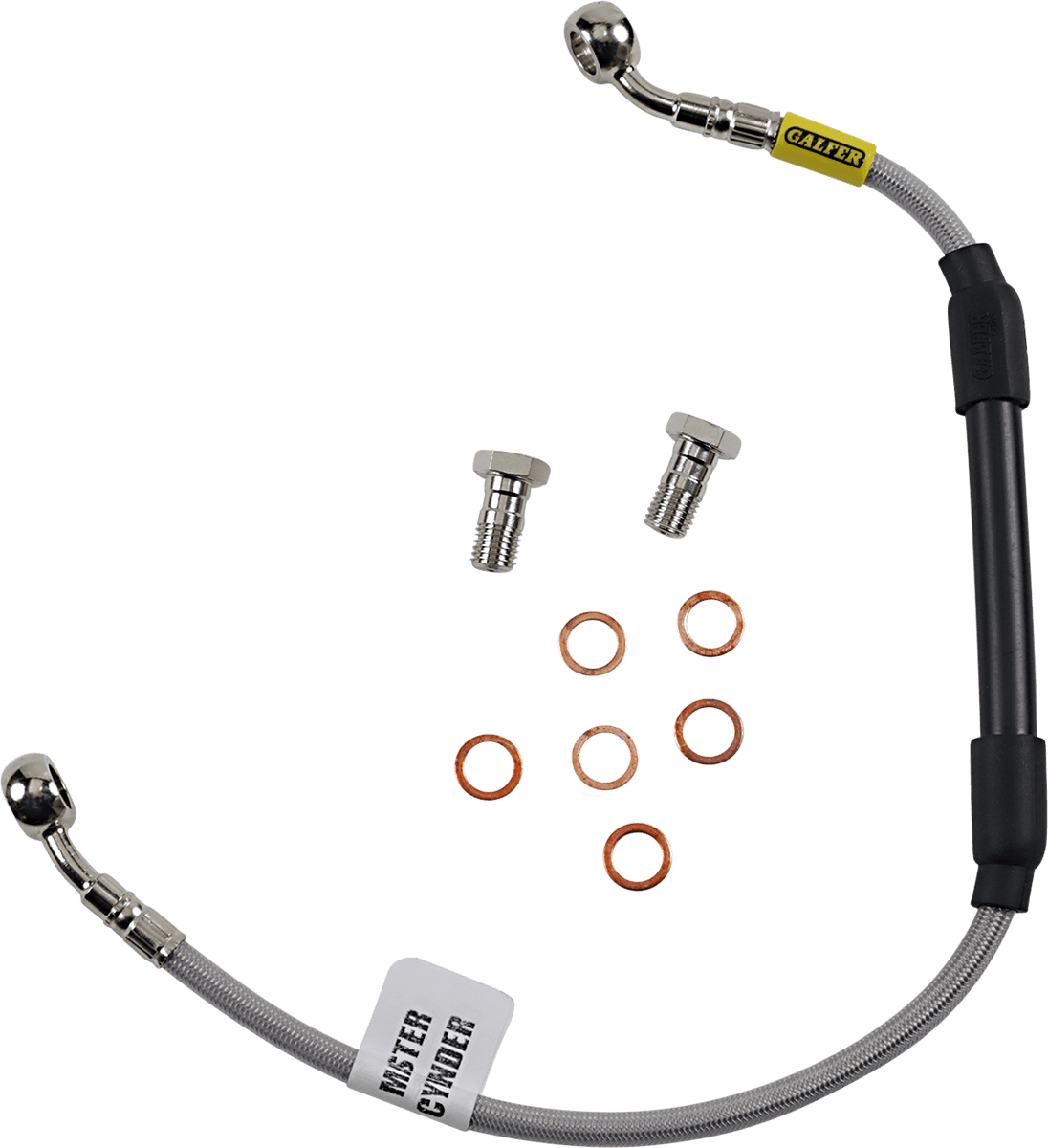 GBRAKES 1741-6034 Brake Line - Stainless Steel