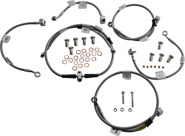 GBRAKES 1741-6051 Brake Line - Stainless Steel