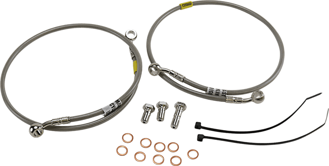 GBRAKES 1741-6053 Brake Line - Stainless Steel