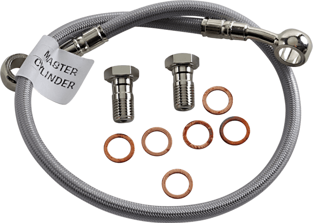 GBRAKES 1741-6058 Brake Line - Stainless Steel