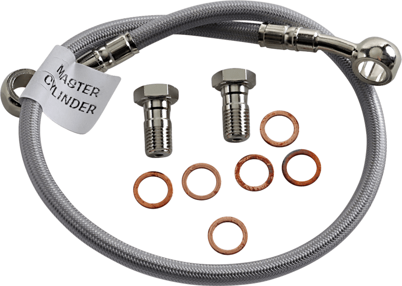 GBRAKES 1741-6058 Brake Line - Stainless Steel