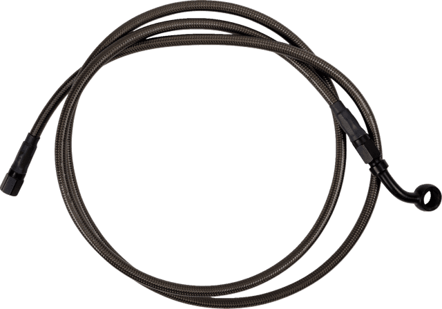 BARNETT 1741-6505 Brake Line - Upper - Carbon Coat w/ Black Fittings — image 1 of 2