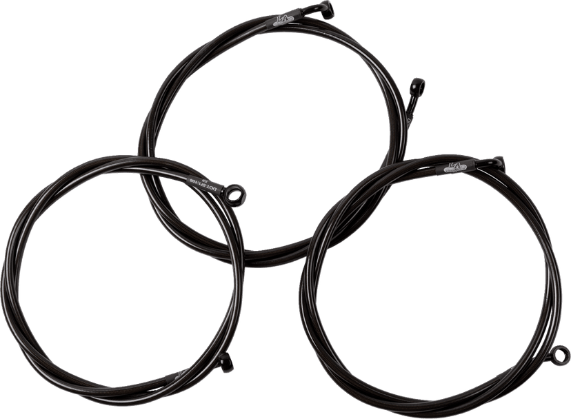 LA CHOPPERS 1741-6508 Brake Line - Midnight — image 1 of 2