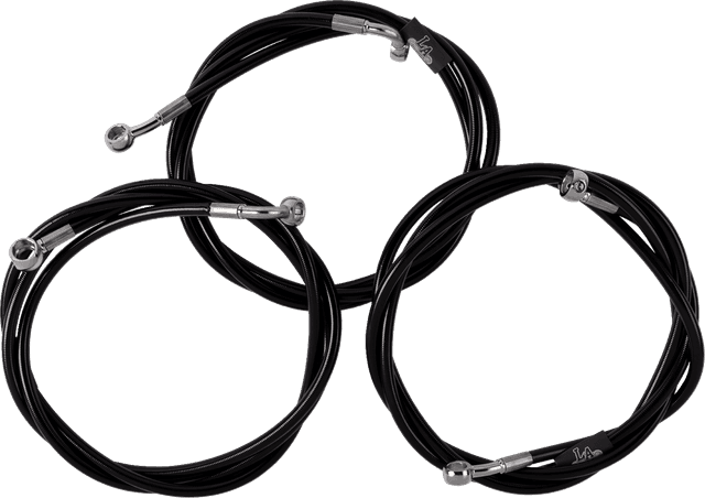 LA CHOPPERS 1741-6510 Brake Line - Black — image 1 of 2