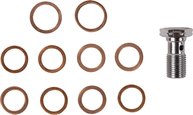 LA CHOPPERS 1741-6512 Brake Line - Chrome — image 2 of 2