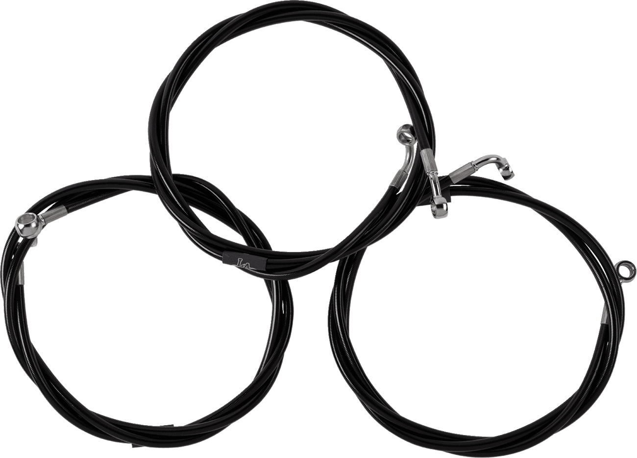 LA CHOPPERS 1741-6513 Brake Line - Black