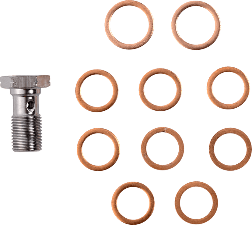 LA CHOPPERS 1741-6515 Brake Line - Chrome — image 2 of 2