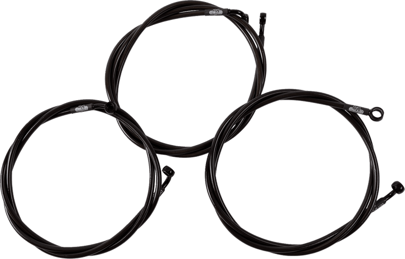 LA CHOPPERS 1741-6518 Brake Line - Midnight — image 1 of 2