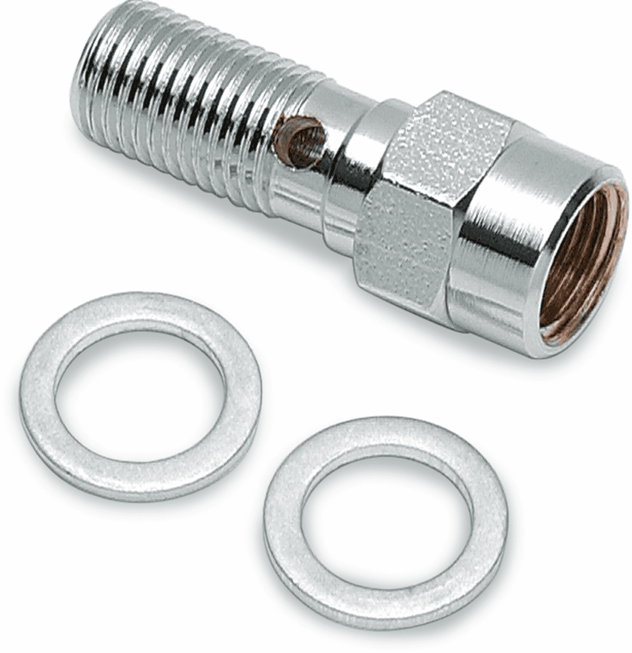 DRAG SPECIALTIES 1742-0044 Banjo Bolt - 3/8-24 - Adapter