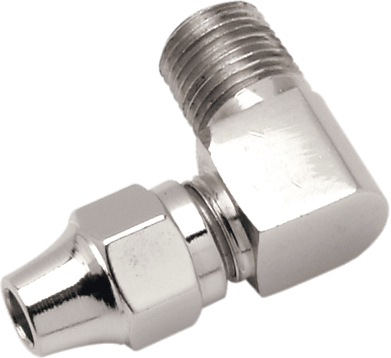 DRAG SPECIALTIES 1742-0062 Brake Line Fitting - 1/8" NPT - 90°