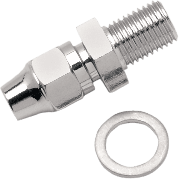 DRAG SPECIALTIES 1742-0063 Brake Line Fitting - 3/8-24 - Straight