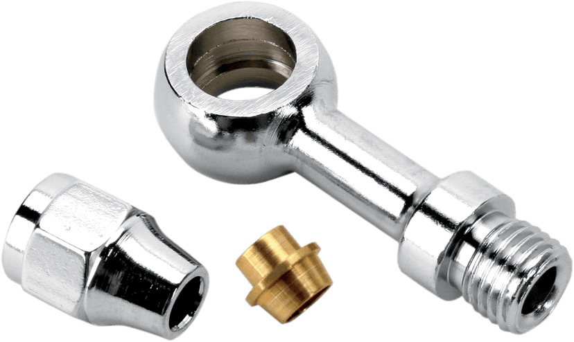 DRAG SPECIALTIES 1742-0104 Banjo Fitting - 3/8"/10mm - Straight