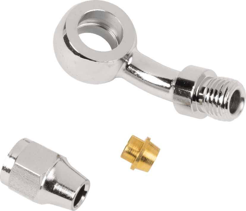DRAG SPECIALTIES 1742-0105 Banjo Fitting - 3/8"/10mm - 35 Degree