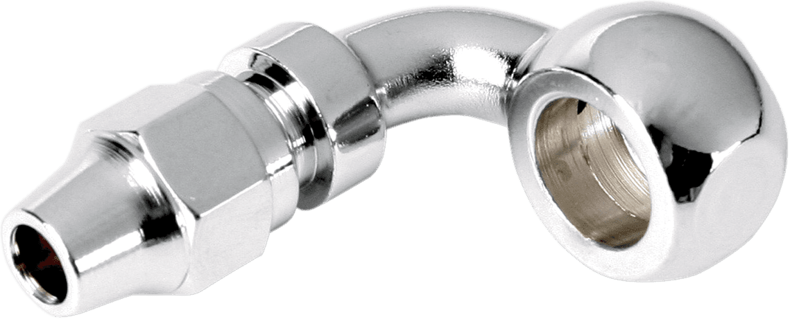 DRAG SPECIALTIES 1742-0106 Banjo Fitting - 3/8"/10mm - 90 Degree