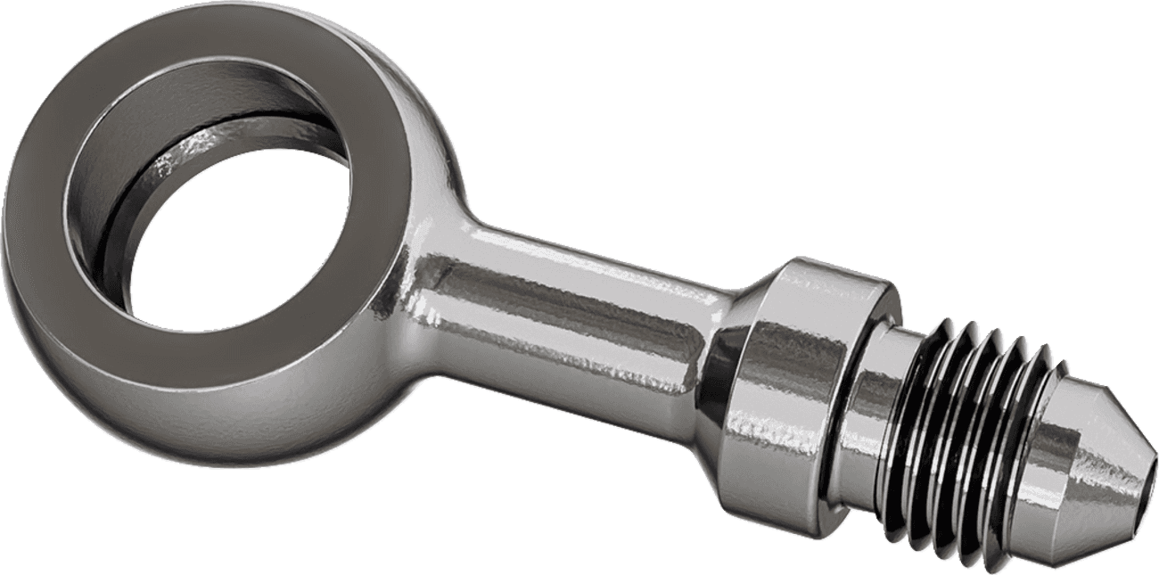 GOODRIDGE 1742-0715 Banjo Adapter - M12 Bolt - Straight