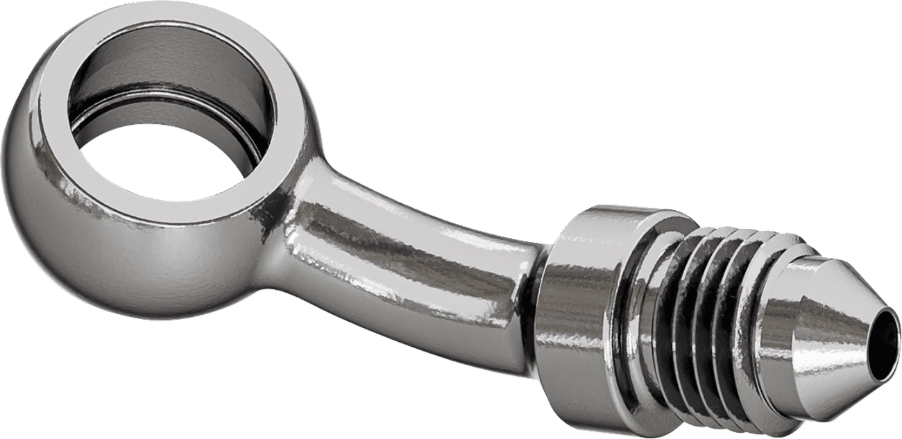 GOODRIDGE 1742-0717 Banjo Adaptor - 3/8" / M10 Bolt - 35°