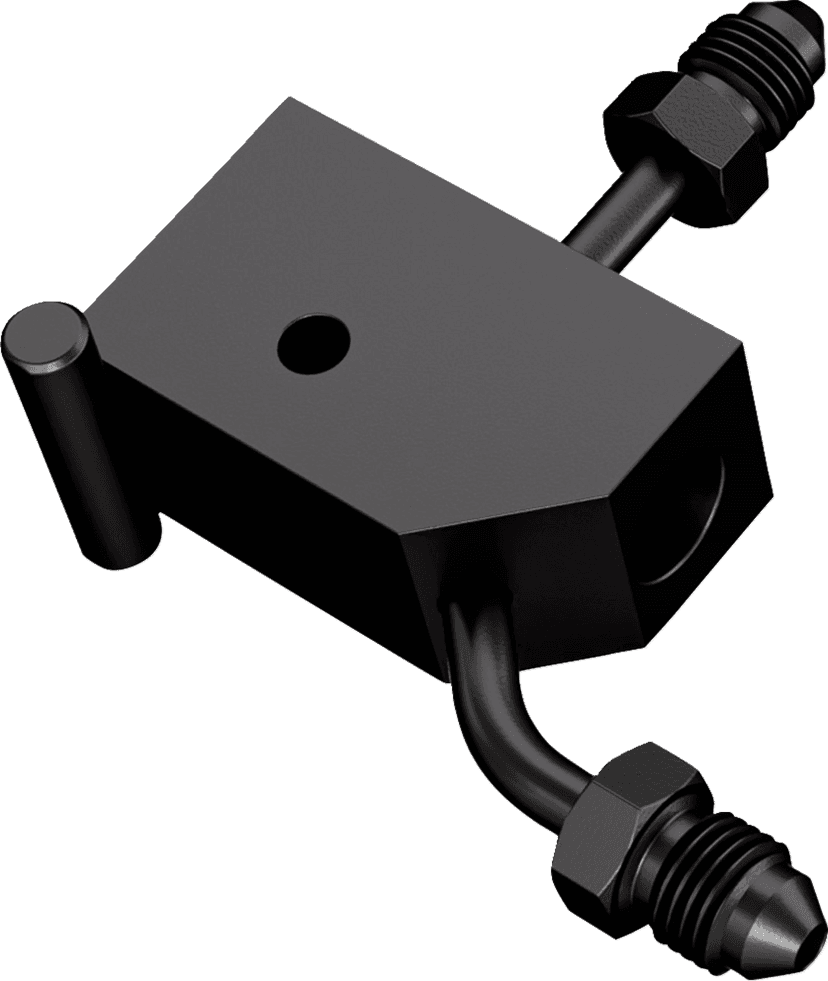 GOODRIDGE 1742-0743 Brake Switch to Holder Bracket - Rear - Softail '00-'06