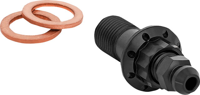 ARLEN NESS 1742-0774 Banjo Bolt with Bleeder - 10 mm - Black — image 1 of 4
