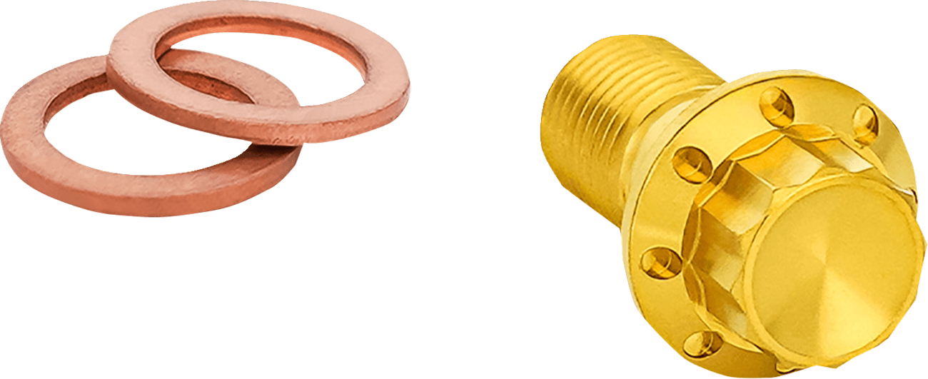 ARLEN NESS 1742-0781 Banjo Bolt - M10x1.0 - Gold