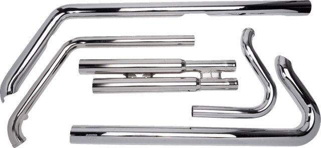 COBRA 1800-0413 Speedster Slashdown Exhaust - Chrome - Softail — image 3 of 3