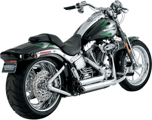 VANCE & HINES 1800-0452 Shortshots Staggered Exhaust System - Chrome — image 1 of 2