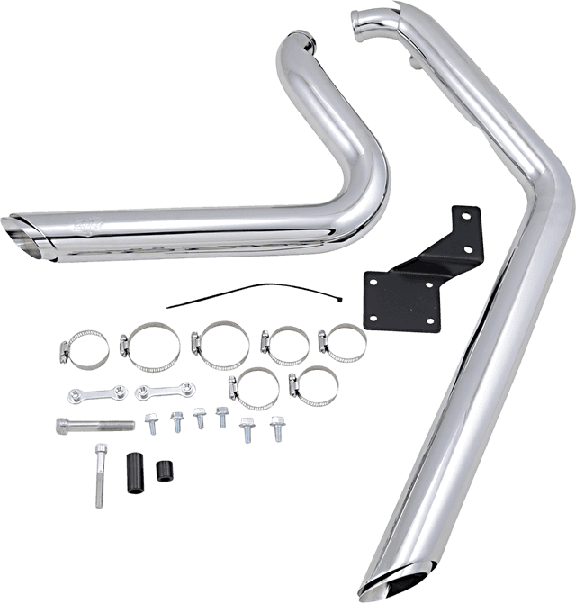 VANCE & HINES 1800-0452 Shortshots Staggered Exhaust System - Chrome — image 2 of 2