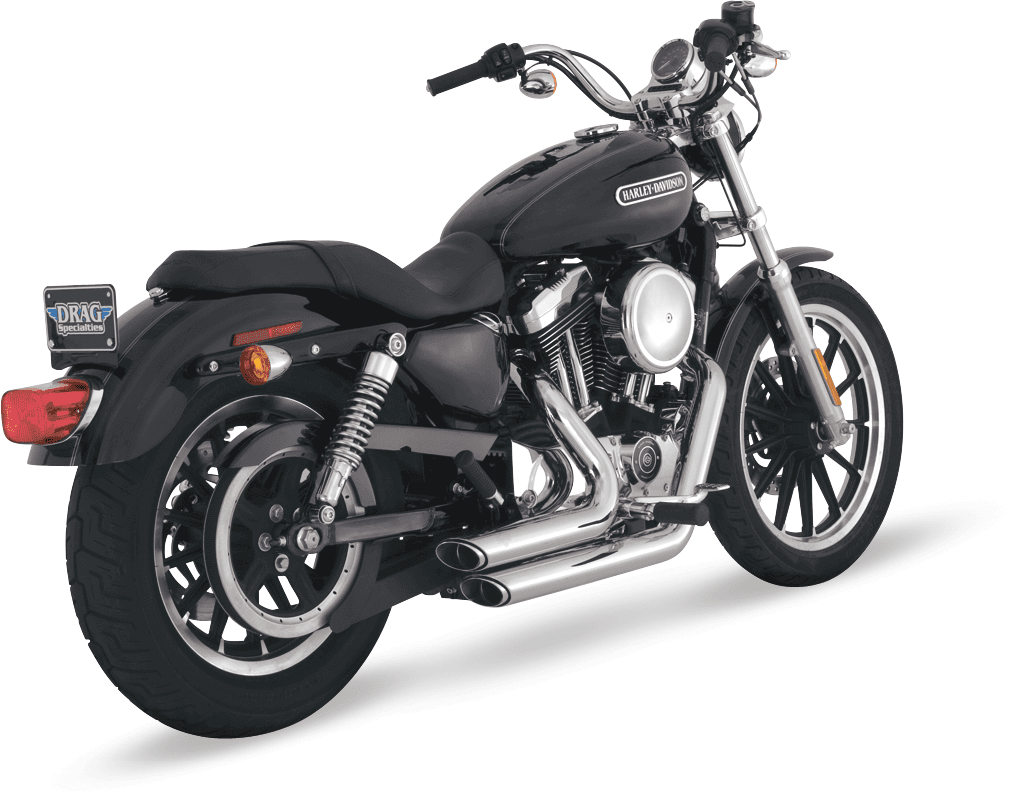 VANCE & HINES 1800-0467 Shortshots Staggered Exhaust System - Chrome