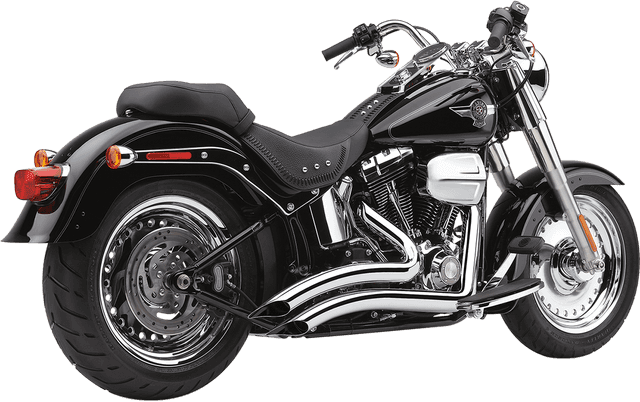 COBRA 1800-1381 Speedster Swept Short Exhaust - Chrome - '12-'17 Softail — image 2 of 2