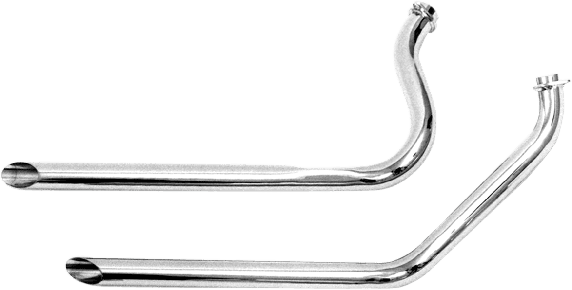 PAUGHCO 1800-1879 1-3/4" Slash-Cut Drag Pipes - '70-'84 FL - 40" Long