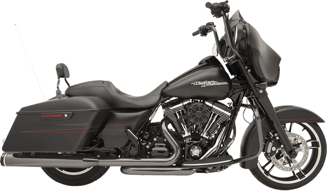 KHROME WERKS 1800-1968 2-into-2 Dominator Exhaust System - Eclipse® - '09-'16 FL - With 4-1/2" Muffler — image 1 of 6
