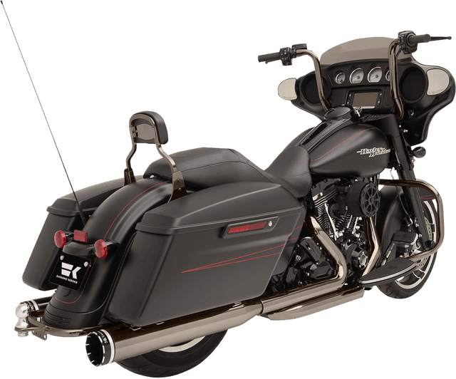 KHROME WERKS 1800-1968 2-into-2 Dominator Exhaust System - Eclipse® - '09-'16 FL - With 4-1/2" Muffler — image 6 of 6